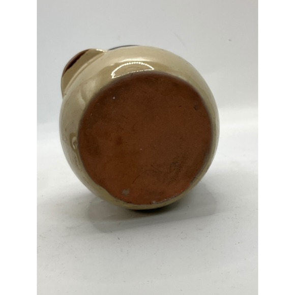 Vintage Two Tone Ceramic‎ Jar with Lid Stoneware Pottery Crock Pot - Picture 3 of 5